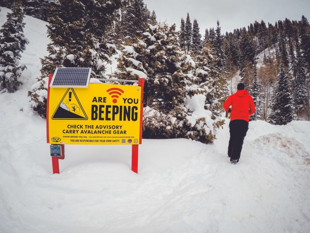 backcountry travel trailhead avalanche education
