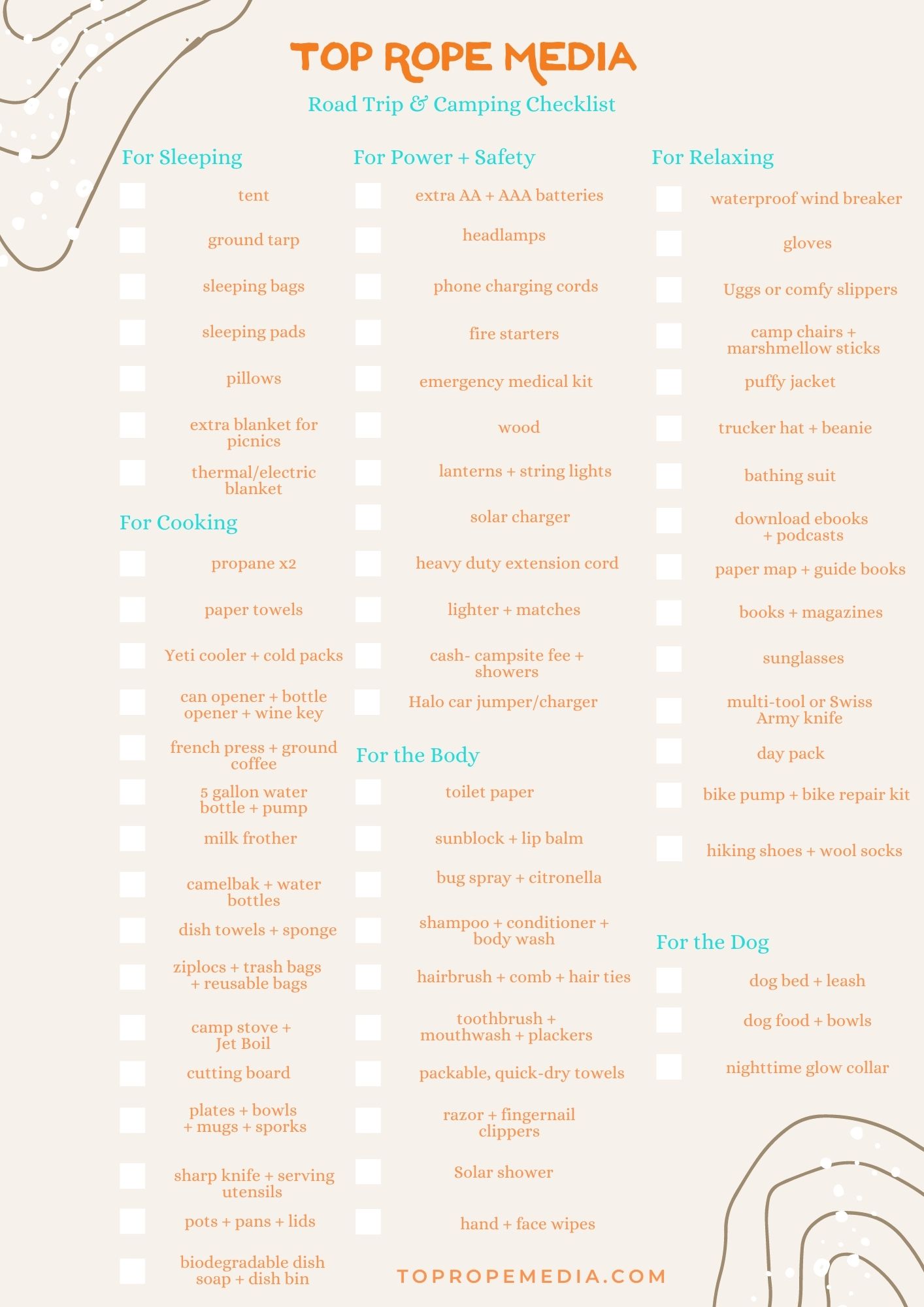 Camping Checklist: The Ultimate Camping Essentials Checklist
