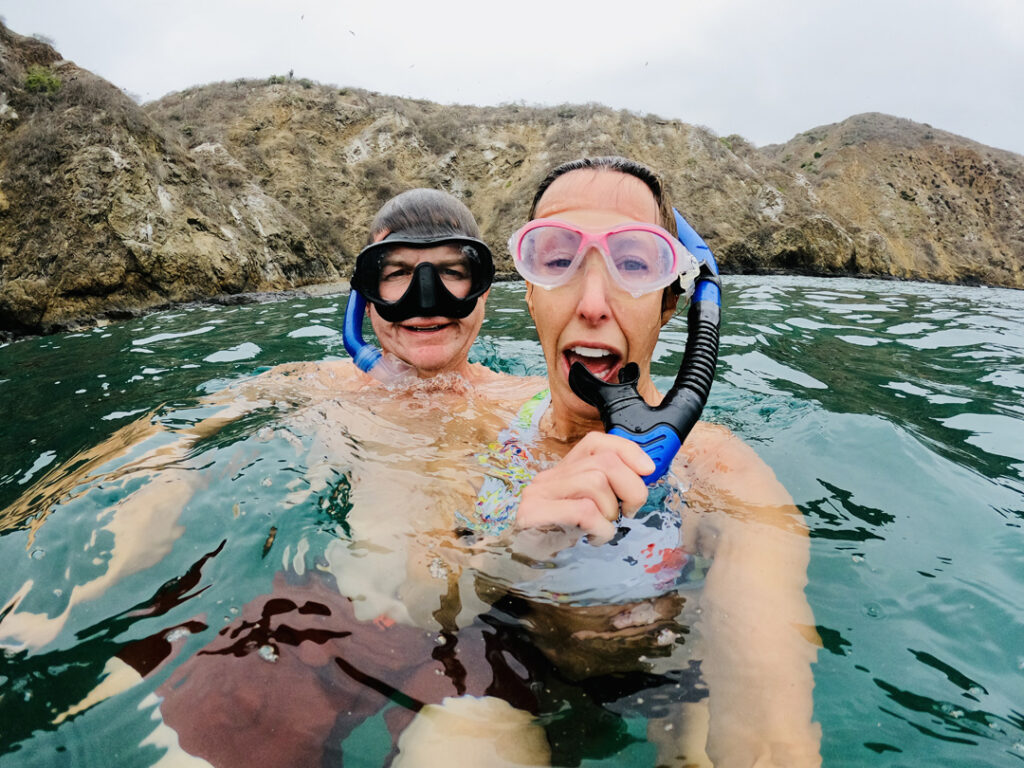 snorkeling outdoor activities in Ecuador